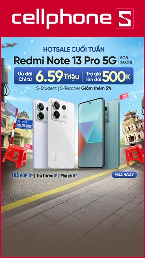 ️XIAOMI REDMI NOTE 13 Pro 5G Giá Ưu Đãi Chỉ Từ 6.590.000đ Đặc...