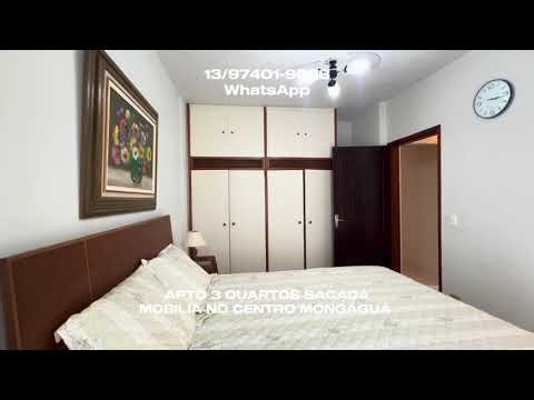 Apartamento MEGA ESPAÇOSO em Mongaguá à 100 Metros da Praia do Centro! 🏡🏖️