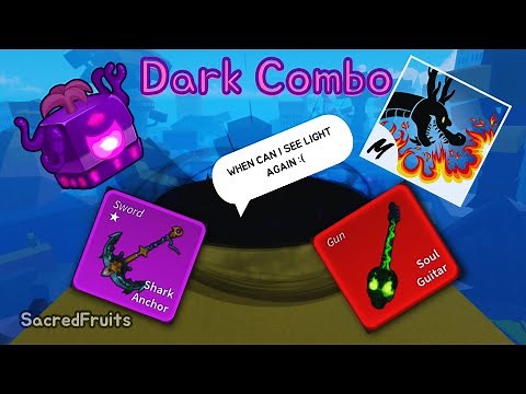 Deadly Awakened Dark Combo | Roblox Blox Fruits