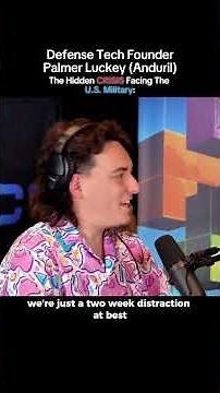 The U.S. Military's Hidden CRISIS #anduril #military #palmerluckey