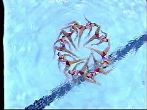 2004 Athens OG Synchro Team Tech(Artistic Swimming) - Japan