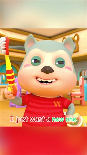 The Magic Toothbrush #safety #kidssongs #nurseryrhymes #shorts