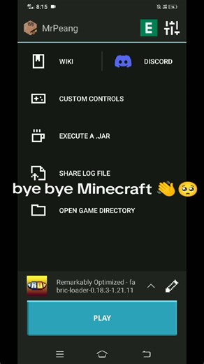 bye bye Minecraft 👋🥺 #goodbye #minecraft #fyp