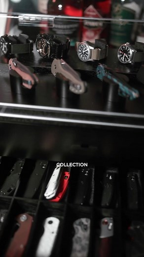 43K views | Protect and showcase your knife collection with the Armada. Display 9 knives on top and store up to 40-50 knives in total with felt-lined drawers and smooth-sliding rails. Crafted for EDC enthusiasts, this case is a must-have for your collection. | Holme & Hadfield | Facebook