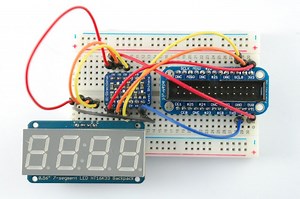 LED Clock using Raspberry Pi #piday #raspberrypi @Raspberry_Pi