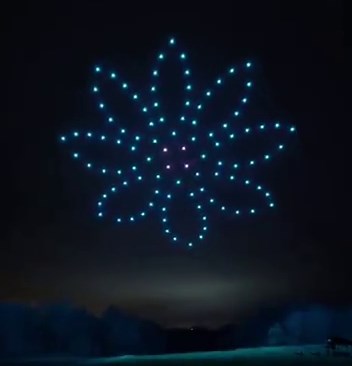 867K views · 6K reactions | 100 drones giving a light show by @fireflydroneshows follow @ifyouhigh | ifyouhigh | Facebook
