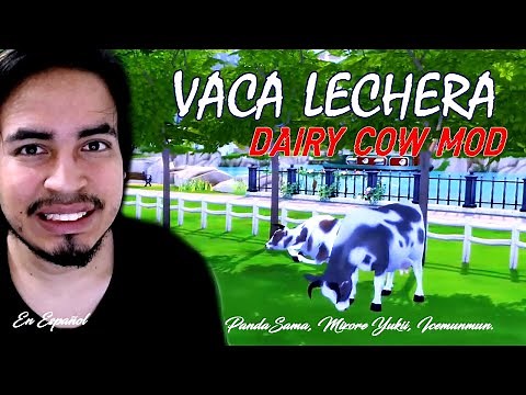DAIRY COW MOD (Vacas de Granja Reales) En Español - Los sim 4