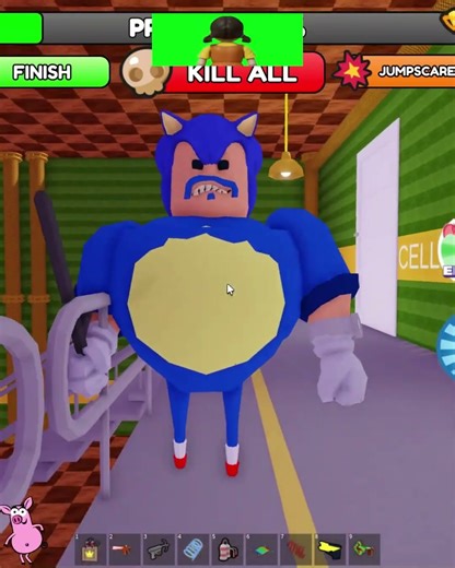 NEW UPDATE! Barry’s 1-HP Challenge 🚨 GREEN LIGHT… BARRY STOLE MY EXTRA LIFE 🍄💨 Roblox 2025 #short