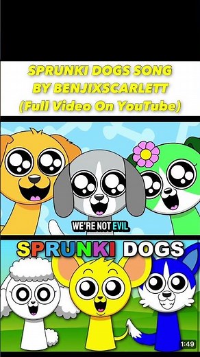 Incredibox Sprunki Dogs Song Animated Music Video