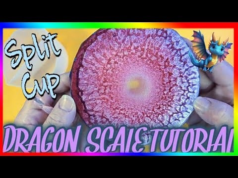 *BEST* DRAGON SCALE Tutorial! EASY to follow walk through including resin recipe.