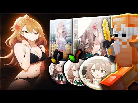 Masha (16x) Anime Texture Pack | Roshidere | Minecraft Java & Bedrock