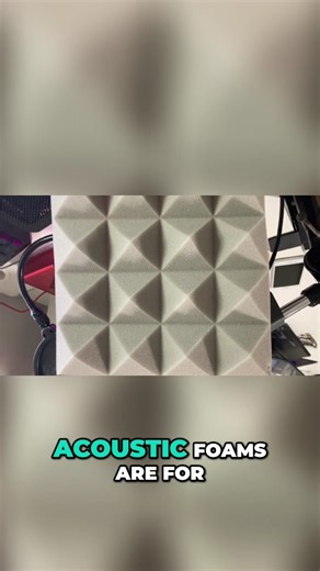How Good Is Acoustic Foam at Absorbing Sound? #shorts