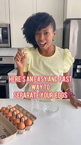 Egg separator hack! #cooking #bakingtips #eggs | Grandbaby Cakes by Jocelyn Delk Adams