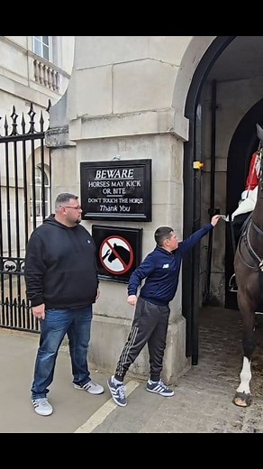 Respect kid asks if can put money on the boot #kingsguard #royalguards #London | Marks London reels