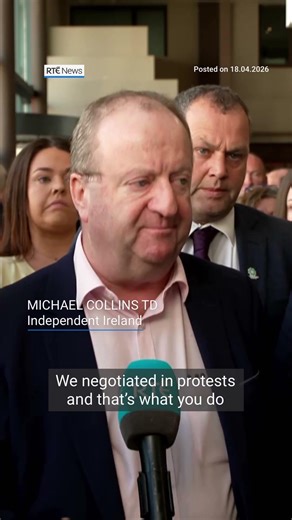Protests show level of dissatisfaction with Govt - Collins | #RTENews #ireland