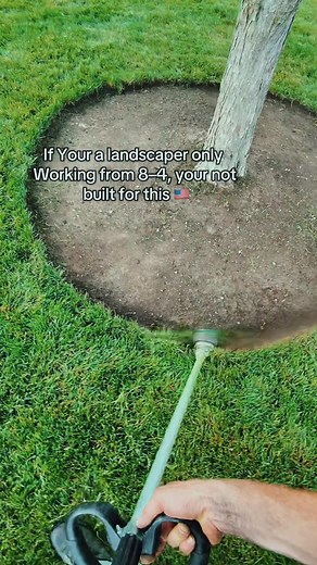 Time to find a desk job brother 🇺🇸🇺🇸🇺🇸 #fyp #landscaper #landscaping #trimming #deskjob
