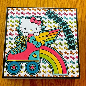 Hello Kitty Happiness Roller Skate Wall Decor 🌺