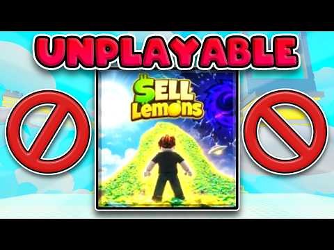 Sell Lemons Just Got BANNED For THOUSANDS OF PEOPLE!? (Roblox) ⛔