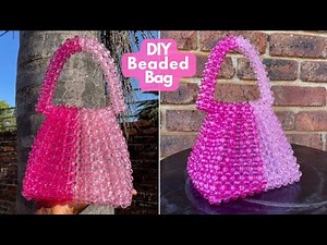 DIY BUSKET BEADED BAG // HOW TO MAKE A BEADED BAG // BEGINNER FRIENDLY // BEADED DIY