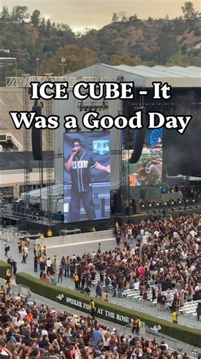 Ice Cube - It Was a Good Day Live at Rose Bowl stadium 🏟️ #icecube #nwa