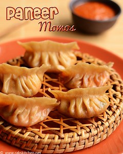 Paneer momos recipe, how to make paneer momos - Raks Kitchen