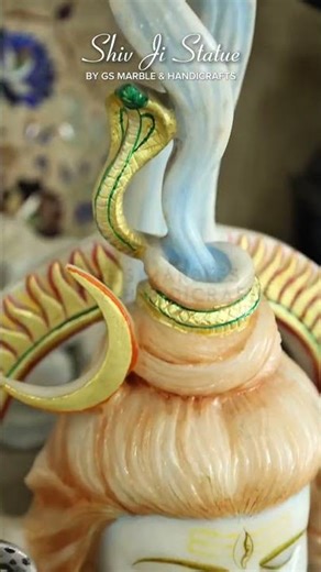 Marble Lord Shiva Idol | Handcrafted Divine Art by GS Marbles & Handicrafts India