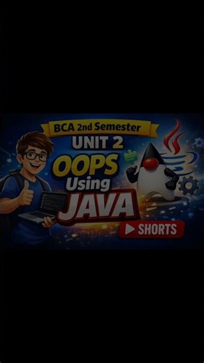 OOPS Using Java Unit 2 ko sirf 1 Short Video mein samjho!