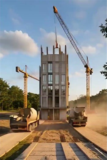 😱 China Built This 10-Story Building in Just 28 Hours! | Modern Engineering #explorepage #timelapse