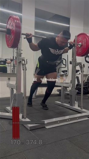 ✅ Topset: 207.5 kg x 2 reps (Double) Back Off: 170 kg x 4 reps (3 set) primary squat! #SquatProgress