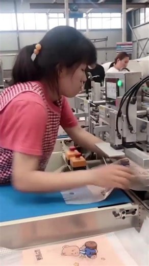 the process of inserting tissue into packaging directly at the factory