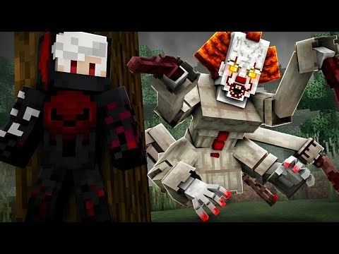I Was Hunted by Spider Pennywise in Minecraft