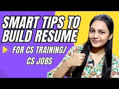 How to Build a Perfect Resume for CS Training & Jobs | Tips to Stand Out from Crowd