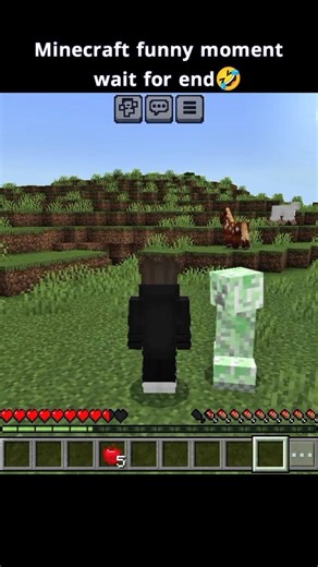 cute creeper 😍 Minecraft funny #minecraftshots #minecraft