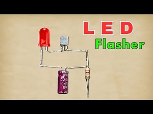 Simple LED Flasher Circuit | 3.7v Led Flasher Circuit