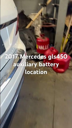 2017 Mercedes gls450 auxiliary battery location