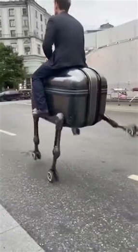 Suitcase Running Like a Horse