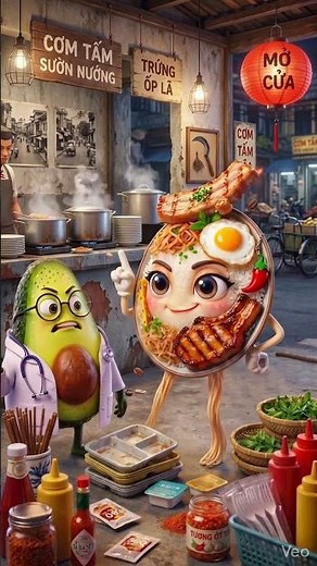 Cơm tấm 1 dĩa bao nhiêu calo? 😳 Ăn vậy có mập không?