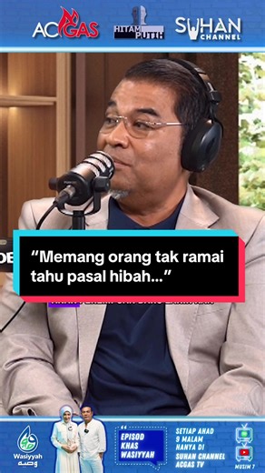 “Memang ramai orang tak tahu pasal hibah…” Setiap hari Ahad | 9.00 malam 📍Jangan lupa follow & tonton kami di: • YouTube Suhan Channel • ⁠YouTube AC GAS TV • ⁠Spotify Suhan Channel @Rosyam Nor @Fazira Wan Chek @ACGAS TV @CEO TONG GAS RINGAN @Pakar Pewarisan #Podcast #Hitamputihkehidupan #Musim6 #ACGAS