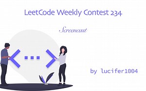 Leetcode第234场周赛实况录像（Rank 3/10）