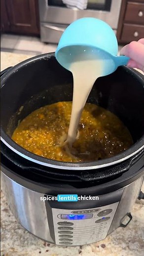 Chicken Lentils & Sweet Potato Instant Pot Recipe #highfiber #highprotein