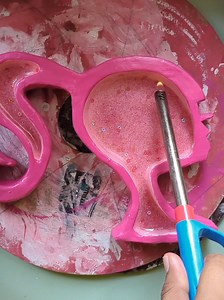Barbie Theme Clay Dish 💕 | Easy Aesthetic DIY Tutorial DIY Barbie Aesthetic Tray | Pink Glitter Clay Art #sculpture #airdryclay #clay #clayart #diy