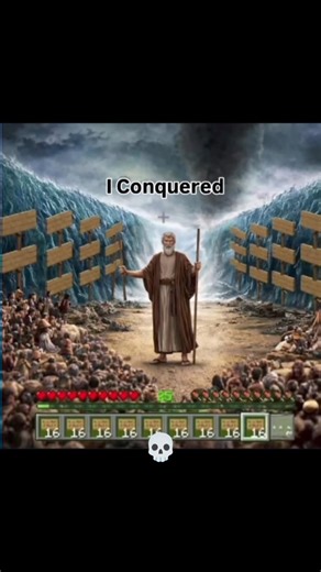 Minecraft But I Became Moses 💀🔥 #memes #minecraft #shorts