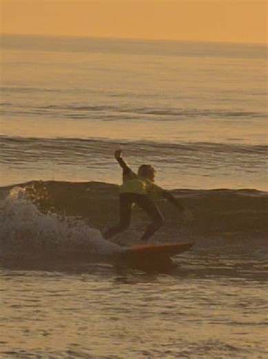 Surfing sunrise competition at Jax Beach. #jaxbeachtv #jaxbeach #surfing #sunrise #fyp