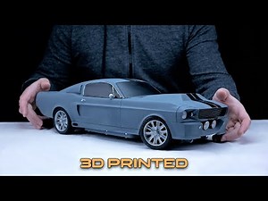 3D Printed Ford Mustang GT500 1967 (RC CAR)