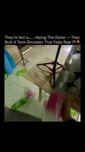 WealthFacts | This is next-level gaming! They're not just playing a game; they built an insane, functional, realistic tank simulator for World of Tanks!... | Instagram