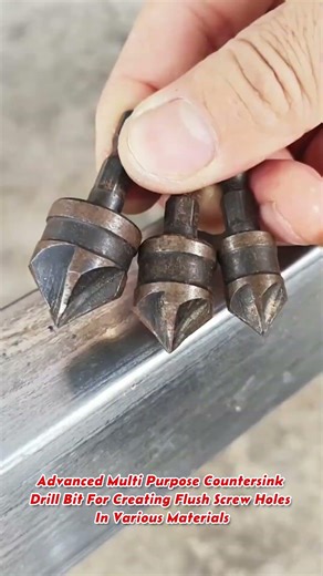 Advanced Multi Purpose Countersink Drill Bit For Creating Flush Screw Holes In Various Materials
