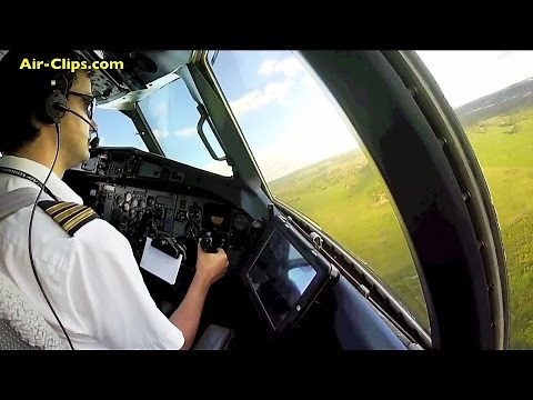 Air Vanuatu ATR 72 COCKPIT Take-Offs and Landings - BREATHTAKING!!! [AirClips full flight series]