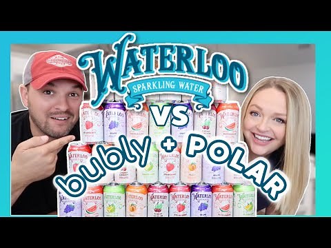 Trying NEW Sparkling Water | WATERLOO Sparkling Water vs BUBLY vs POLAR | Sparkling Water Face Off