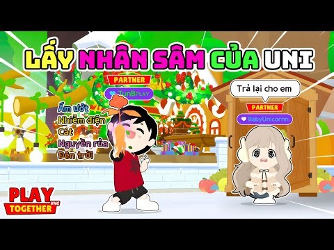 Play Together | Uni Khóc Thét Khi Bị Mình Lấy Nhân Sâm Siêu Hiếm Ở Nông Trại