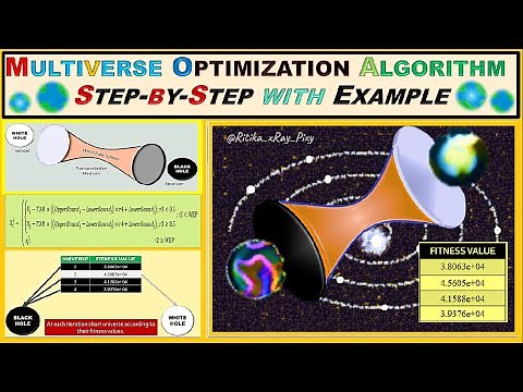 Learn Multiverse Optimization Algorithm Example Step-by-Step Explanation ~xRay Pixy🌞🌍🌃🌿